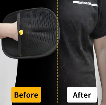 Guante Quitapelos para Perros y Gatos – Autolimpieza Rápida y Masaje Suave